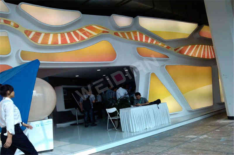 中國電信廣州展臺(tái)設(shè)計(jì)搭建