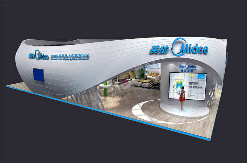 美的廣州國(guó)際照明展覽會(huì)-光亞展廣州展臺(tái)設(shè)計(jì)搭建